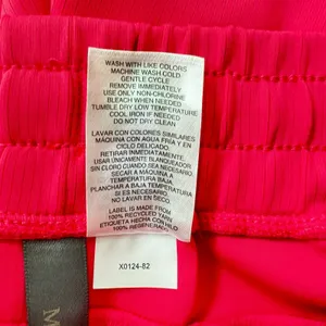Mondetta Ladies Sz M Raspberry Sorbet Soft Scuba Ribbed Active Shorts thumbnail 4