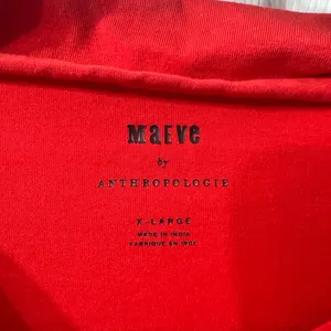 Maeve Anthropologie Mock-Neck Shell Tank Blouse Top in Tomato Size XL thumbnail 6