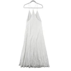 Seven Wonders Revolve Aidana Maxi Dress White Sz Large Beach Minimalist Pockets thumbnail 4