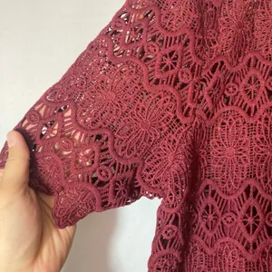 NWT Abercrombie and Fitch 1892 Collection Lace Short Sleeve Mini Dress Medium thumbnail 4