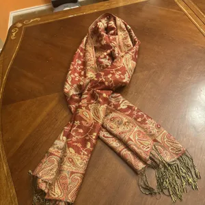 Pashmina Scarf Shawl,Paisley, Multicolored ScarfThis retro Pashmina ShawL thumbnail 2
