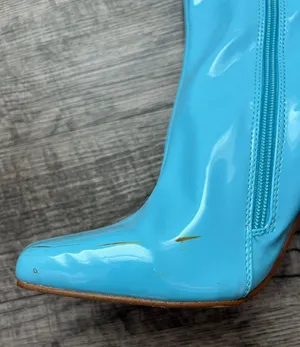 Steve Madden Patent Leather Booties thumbnail 2