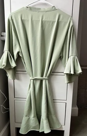 Bridal Robe Green thumbnail 3
