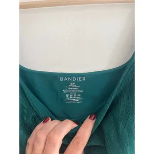 BANDIER Jacquard Green Tempo Crop Bra Size Small thumbnail 6