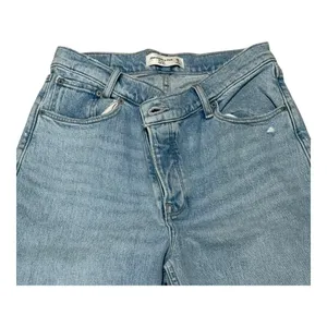 Abercrombie & Fitch The Dad High Rise‎ Jeans Womens 28/6 Light Wash Like New thumbnail 2