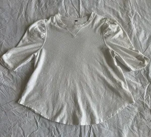 Free People Puff Sleeve Top thumbnail 1