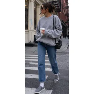 Prada Gray Suede Slip On Sneakers Womens 7 Leather Lined thumbnail 3