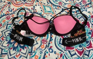 Victoria's Secret PINK Multicolor Bra thumbnail 2