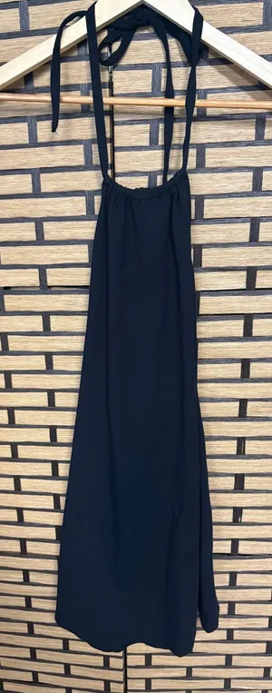 Reformation Black Halter Dress Size Small thumbnail 1