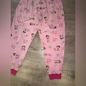 90’s Pink Betty Boop loungewear pants XL thumbnail 2