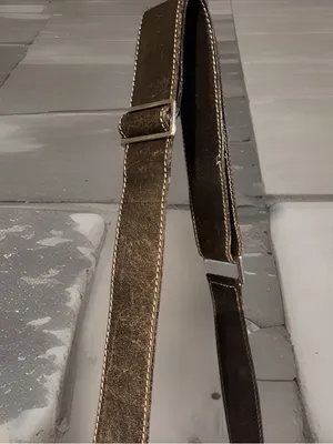 Cole Haan Suede and Leather Slim Crossbody Messenger Bag BOHO Equestrian Vintage thumbnail 9