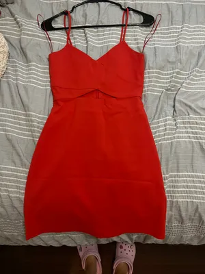 Zara Red Dress thumbnail 1