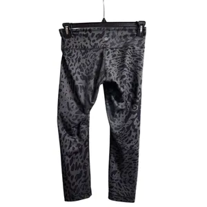 Lululemon Wunder‎ Under Women's Leggings 6 Black Leopard Print thumbnail 2