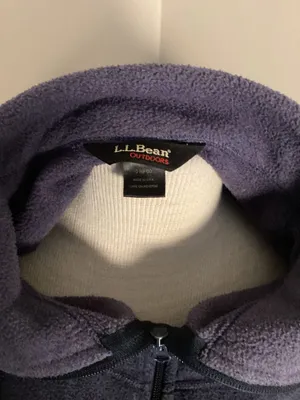 L.L. Bean Outdoors Women's Full Zip Fleece Jacket Purple Size Large thumbnail 2
