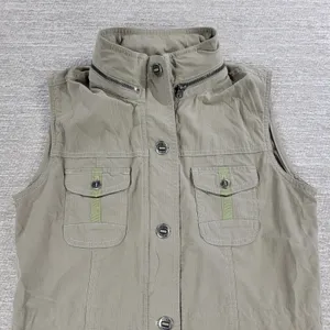 Kuhl Utility Vest Womens S Khaki Zip Up Cargo Military Outdoor Safari Gorpcore thumbnail 16