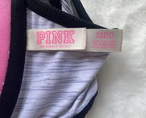 Victoria's Secret PINK Women's Wear Everywhere Push-Up Bra Heather Gray, 32DD thumbnail 7