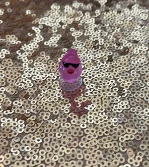 Pink croc charm 3 thumbnail 1