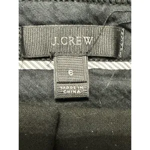 J Crew Womens Career Dress Pants Black Flat Front Skinny Stretch Pockets 6 thumbnail 7