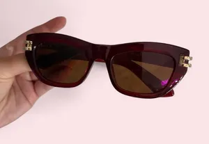 Source Unknown Unbranded Women's Burgundy and Brown Sunglasses thumbnail 1