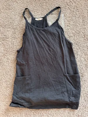 Nib Zenana Relaxed Mini Dress With Built-In Romper Liner Black Size Medium thumbnail 3