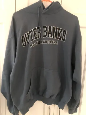 Outer Banks Hoodie Gray Size M thumbnail 1