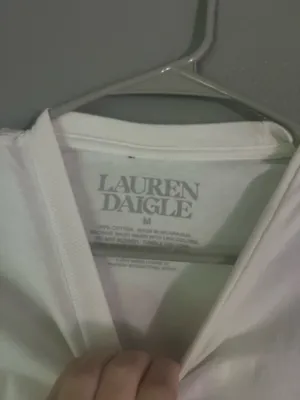 lauren daigle tour tshirt sz M White Size M thumbnail 2