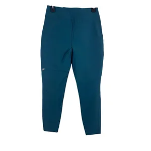 Fabletics High Waisted Hybrid Cargo Pants Short Inseam Teal Blue S Stretch NWT thumbnail 2