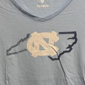 UNC University of North Carolina Tar Heels Port & Company Fanatics Women's Tee thumbnail 2