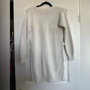 Athleta West End Knit Tunic Sweater in Dove White XXS thumbnail 4