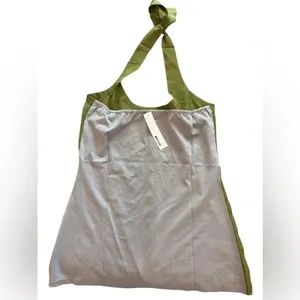 💚✨LAMade‎ Silk Green & Gray Halter Top NWT Size M✨ thumbnail 2