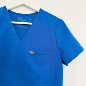 Figs Catarina Scrub‎ Top XS Medical Nurse Technical Comfort Work V Neck thumbnail 2