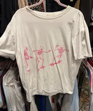 Urban Outfitters Skeleton Graphic Tee thumbnail 1