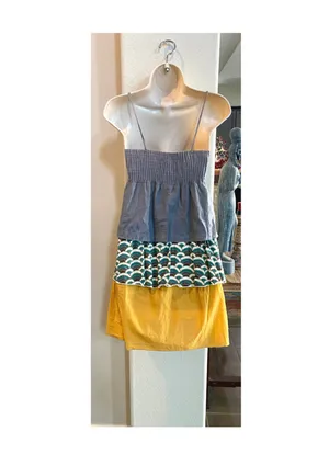 Anthropologie Like new Scrapbook summer dress. Sz S thumbnail 4