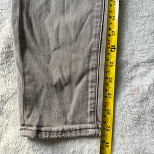 American Eagle Outfitters Women's Light Gray Ripped Skinny Jeans Sz‎ 6 thumbnail 10