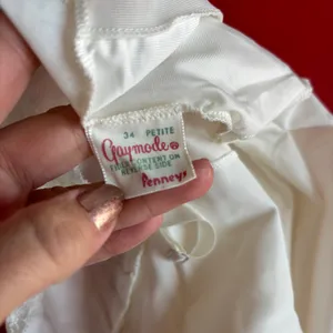 Vintage 50s 60s White Lace Slip thumbnail 9