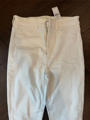 American Eagle Highest Rise Jegging White Next Level Stretch Size 4/27 NWT C70-1 thumbnail 2