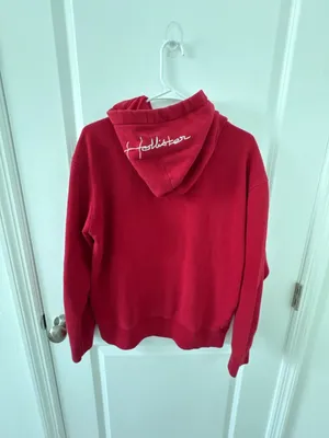 Hollister Must-Have Collection Red Hoodie Size M thumbnail 8