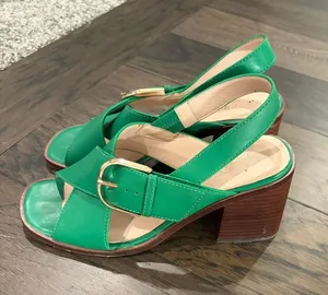 Kate Spade New York Raleigh Block Heel Sandals Sz 7.5 thumbnail 1