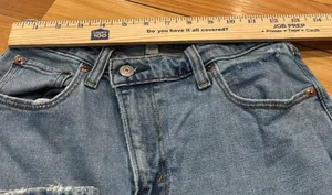Abercrombie & Fitch the ‘90sslim straight ultra high rise jeans 27/4XS. thumbnail 3