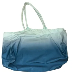 Athleta Tote‎ Bag Blue Ombre Large Gym Bag Shoulder Carry Travel Workout thumbnail 2
