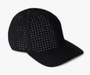 Lululemon Black Perforated Adjustable Baseball Cap thumbnail 1