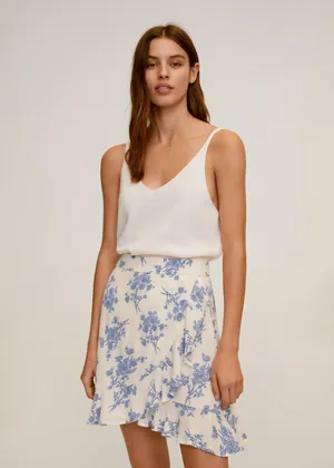 Mango Mini Floral Skirt thumbnail 3