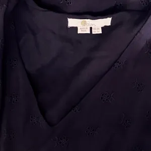 BODEN Broderie Floral Anglaise Eyelet Maxi Dress Navy Blue Embroidered US 2 thumbnail 12