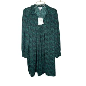Seraphine Alfie Tunic Layering Maternity Dress with Collar green size 12 thumbnail 3