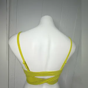 Lululemon Athletica Bright Yellow Strappy Top thumbnail 3