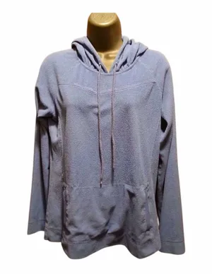 Columbia Women's Medium Blue Fleece Hoodie Pullover EUC INV496 thumbnail 1