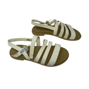 Crocs Size 5‎ Sandals White Strappy Comfort Vacation Summer Beach Pool Everyday thumbnail 3