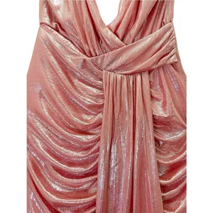 House of CB Ciara Dress Medium Pink Metallic Ruched Bodycon Mini Party Cocktail thumbnail 11