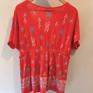 American Eagle Outfitters Large Vintage‎ Y2K Boho Coral Tribal Print Top thumbnail 8