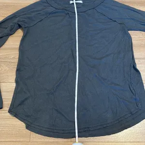 We‎ the free free people gray long sleeve therma size large women’s thumbnail 7